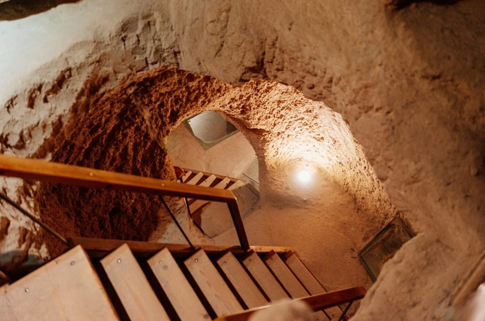 Derinkuyu Underground City The Cappadocia region is home to 34 underground cities, and Derinkuyu is the deepest one.